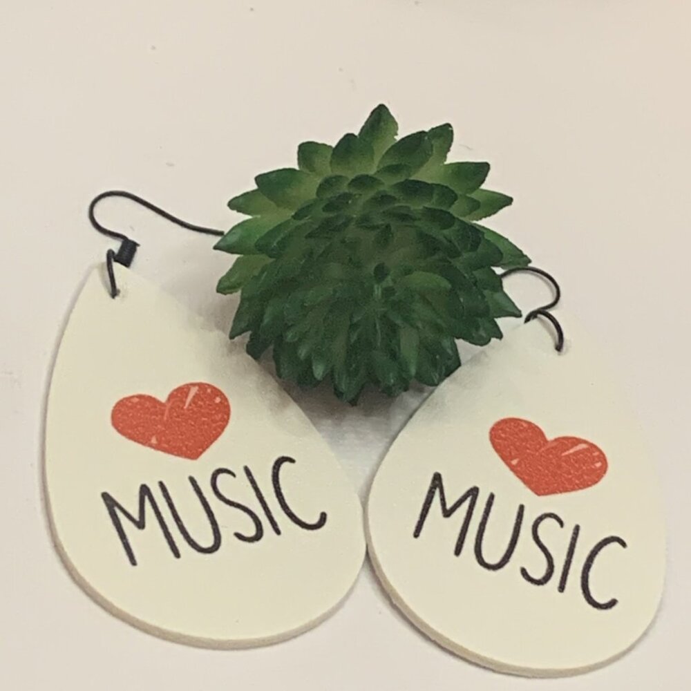 Music Earring, Teacher Earring, Educator Earring,  Teacher Appreciation Gift